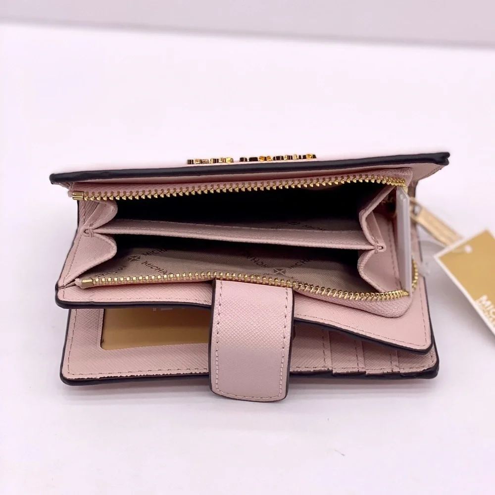 Michael Kors Jet Set Travel Medium Bifold Wallet Pink